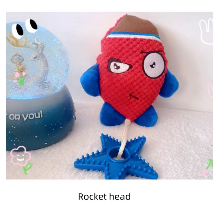 Rocket Head Plush Toy